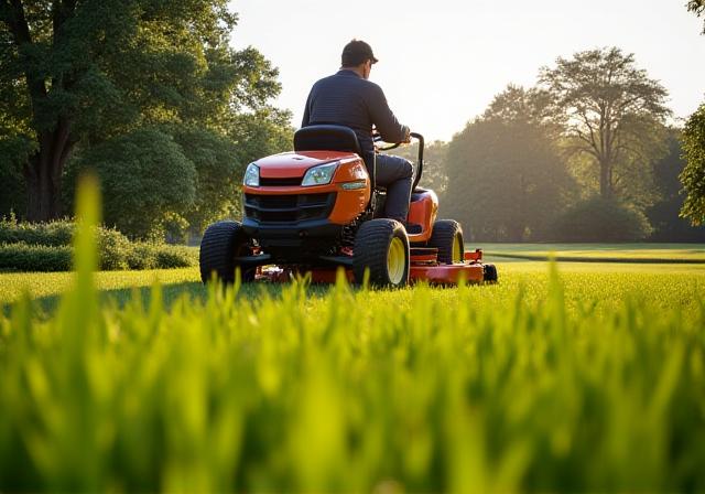 Trattore tosaerba professionale